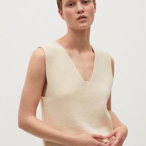 Babaa Natural White Spanish Cotton Tank No 35